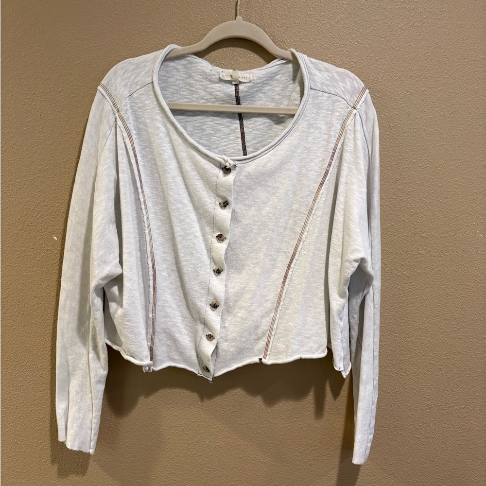 Gilded Intent Cream Button-Down Shirt